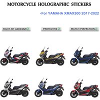 Motorcycle Body Fairing Stickers Printing Holographic Decal Protector Tank Pad Sticker Decoration For Yamaha XMAX 300 2017-2022