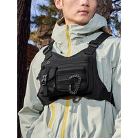 AliExpress scione Outdoor Sports Chest Bag Vest Men Women Backpack Multi Pocket Travel Work Front Rig Fanny Pack Running Cycling Tactical EDC Bag