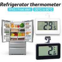 Electronic Thermometer Household Digital Temperature Meter Refrigerator Wall Hanging Thermometer Freezer Frost Alarm Thermometer