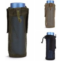 AliExpress NONE Outdoor Cycling Water Bottle Pouch Molle Holder Foldable Mesh Sleeve Bag for Backpack Storage