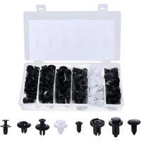 100Pcs Car Fastener Clip Kit Screws Rivet Plastic Clips Auto Body Push Retainer Pin Rivet Bumper Door Trim Panel Repair