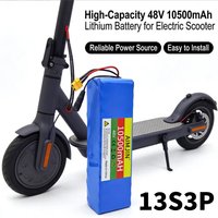 48V 10500mAh 1000W 13S3P XT60 48V lithium-ion battery pack 10500mAh, suitable for 54.6V electric scooters with BMS+charger