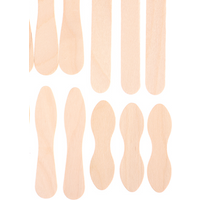 50Pcs Wax Waxing Disposable Sticks Wood Tongue Depressor Spatula Woman Wooden Body Hair Removal Sticks Beauty Toiletry Kits