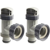 2pc Replacement For Intex 10747 Large Pool Plunger Valve Assembly Filter Pump Pool Faucet Connector