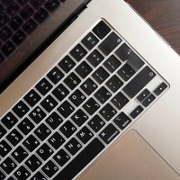 Silicone Hebrew Keyboard Cover Protector for MacBook Pro/Air M2 M3 M4 Compatible with 13/14/15/16 inch Soft Protective Film