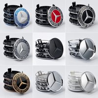 75MM Car Styling Wheel Center Covers Hub Caps Replacement Mercedes Benz W211 W203 W204 W210 W124 AMG W202 CLA W212 W220 W205