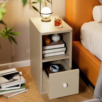 Bedside table Simple modern home bedroom Crack rack Bedside table Mini ultra-narrow small storage cabinet