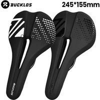 AliExpress BUCKLOS Bicycle Seat Cushion MTB Road Bike Saddle Breathable Cycling Chair for Men Women Shock Absorbing Seat Saddle Bike Parts