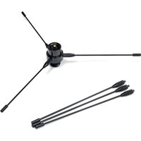 UHF VHF Dual Band 136-174MHz 400-470MHz Mobile Base Radio Vertical Antenna , 2m/70cm PL259 to SO239 Antenna Ground Plane Kit