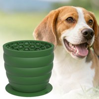 Slow Feeder Silicone Pet Bowl Interactive Design For Puppy Kitten Daily Diet Suitable For Household Floor And Bathtub Placement