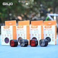 GIYO Cycling Safety Rear Light MTB 7 Colors Smart Brake Sensing IP66 Waterproof Bicycle Taillight USB Rechargeable Bike Lamp