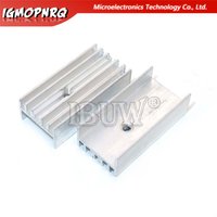 10PCS 15*10*16/20/22/25/30/35/40/50 Transistor Aluminum Heatsink Radiator For Transistors TO-220 TO220
