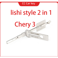 for recent 2025 models car measuring tape lishi 2in1 CHERY3 SS102 locksmith tool,8 teeth available