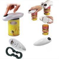 One Touch Automatic Electric Can Opener Portable Kitchen Jar Bottle Opening Tool