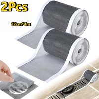 2Pack Shower Drain Hair Catcher Screen Disposable Adhesive Cutable Mesh Shower Drain Cover Stickers for Bathroom Kitchen Bathtub
