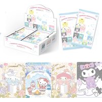 Sanrio Characters Collectible Cards 8th Edition Miracle Dream Painting Hello Kitty Kuromi Anime Trading Cards Collection Set
