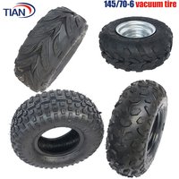 6 Inch Rim 145/70-6 Off Road Wheel Tire Fit For 49cc 50cc 110cc Electric ATV Scooter Buggy Go Kart Bike Vehicle Tire Parts