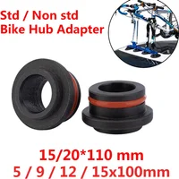 1 Paar Fahrrad-Vorderradgabel-Nabenadapter 5/9/12/15 x 100 mm 15/20 x 110 mm für ROCKBROS Autodachträger Fahrradnaben-Zubehör