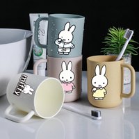 Miffys Boy Girl Water Cup Kids Bathroom Toothbrush Cup Kawaii Mouthwash Cups Cute Cartoon Tooth Cups Toothbrush Mugs Home Gift