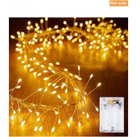 LED Firecraer String Lights Fairy Cisas Decorations Cartoon Sle Wired USB Powered Festival Decorations Lighting
