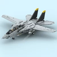 2276PCS F-14 Tomcat Fighter Jet Aircraft Space War Military MOC Ship Battle Model Space Fighter DIY Birthday Bunker Toy Gift