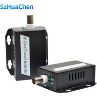IP Network to Coaxial Extender Transfer from Net Cable Transmission to Coax Line 500M Ethernet RJ45 Converter for CCTV camera