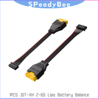 2-6S JST-XH Balance Extension Cable, SpeedyBee 2025 22AWG 135mm for FDQ Discharger & RC Chargers, LiPo Charging Accessory