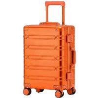 100% Aluminum-magnesium Suitcase 29 inch Large Capacity Metal Luggage Travel Trolley case 20 inch Carry-On Suitcase TSA Lock