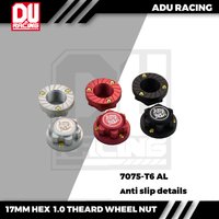 ADU Racing 7075 Aluminum 1.0 17mm Hex Wheel Nuts Dustproof Anti-Skid for 1/8 Arrma Buggy