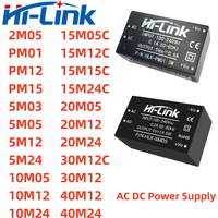 Hilink AC DC 220V to 3.3V 5V 9V 12V 15V 24V 2W 3W 5W 10W 15W 20W 30W 40W Power Supply Module 5M05 PM01 10M05 10M12 20M12 40M12