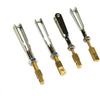 10Pcs M2/M3 Metal Clevis Iron U-clip Clamps Chuck Pull Rod Connector Coupler Brass Screw Spare Parts for DIY RC Airplane Models