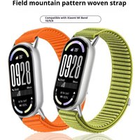 Braided Strap for Mi Band 10 9 8 Woven Bracelet Nylon Wristband Accessories for Xiaomi Smart Band 10 9 8 eramic Edition