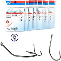 1 pack LS-9939 Fishing Hooks Saltwater Fishing Gear Accessories Assist Jig Head Fishing Hooks Japan Carp Hook Squid Hooks