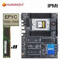 HUANANZHI H12D 8D Motherboard Set with BMC Module Support IPMI AMD EPYC 7002 7003 Series CPU 8 Channel Memory Dual 2.5G Network