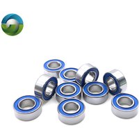 MR84RS Bearing 10PCS 4x8x3 mm ABEC-7 Hobby Electric RC Car Truck MR84 RS 2RS Ball Bearings MR84-2RS Blue Sealed