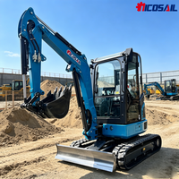 3 Ton Mini Crawler Excavator Euro 5 Engine CE Certified for Farm Garden Construction