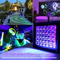 100W UV Curing Lamp 365 395 402nm LED Ultraviolet Resin Light for PCB Green Oil Car Putty Paint Varnish Wall Ink Shadowless