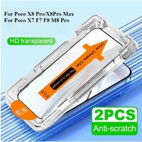 2-5PCS Dust Free Privacy Tempered Glass for Xiaomi Poco X8Pro Max X7 F7 F8 M8 Pro Ultra Install Screen Protector Full Glue Glass