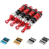MJX H16 16207 16208 16209 16210 4pcs Metal Front and Rear Shock Absorber 1/16 RC Car Upgrades Parts Accessories