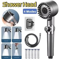 Shower Head Kit High Pressure Shower Head High Pressure Bathroom Shower 3mode Adjustable Spray With Massage Water Filter 2026