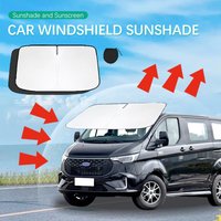 Car Sun Visor For Ford Transit MK7 Front Windshield Sunshade Heat Insulation Summer Cooling Auto Accessories Physical cooling