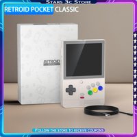 Retroid Pocket Classic Retro Handheld Game Console with G1gen2 Chip OLED Screen Ergonomic Vertical Handheld Console Gamer Gift
