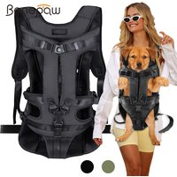 Benepaw Dog Carrier Backpack Adjustable Pet Carriers Front Facing Hands-Free Safety Puppy Travel Bag For Small Medium Dog