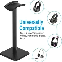 Detachable Headphone Holder New Fashion Headset Stand Gaming Headset Stand Universal Aluminum Alloy Earphone Display Rack Hanger