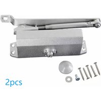 Aluminum Alloy Door Closer 60-85kg 800-1000mm 160° Open 90° Hold Open 200000 Times Durable Heavy duty door closer