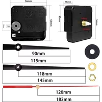 Quartz 24-Hour Wall Clock Movement Replacement Parts Module Motor And Hand Kit DIY Handmade Repair Replacement Accessories