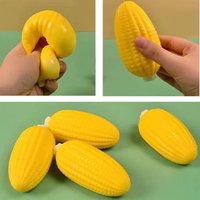 Cute Corn Simulation Anti-Stress Squishy Toy Slow Rebound Fidget Venting Ball Decompression Squeeze for Adults And Kids