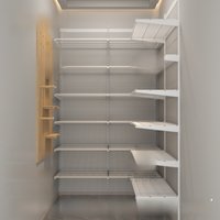 Wall-Mounted Adjustable Metal Grid Board Storage Rack Eco-Friendly AA Column Shelf for Bedroom Kitchen Bathroom Living Room