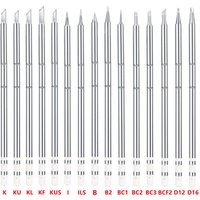 T12 Electric Copper Soldering Iron Tips T12-K B2 BC1 ILS BCF2 D16 KF For Hakko fx951 DIY Welding Head Soldering Station Kits