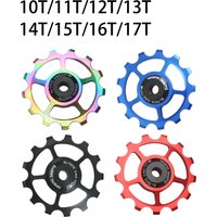 AliExpress GANOPPER 10T-17T MTB Bicycle Rear Derailleur Jockey Wheel Ceramic Bearing Pulley AL7075 CNC Road Bike Guide Roller Idler For Shimano Sram